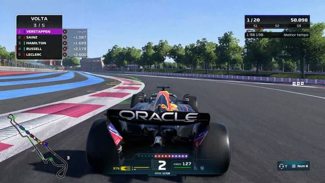F1 22 - Max VERSTAPPEN - Oracle Red Bull Racing - LENOVO GP FRANCE - [4K60FPS] - Binzera Gameplays смотреть онлайн