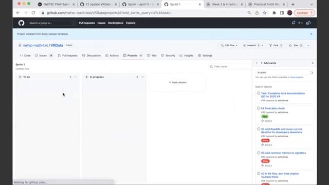 R+Git Workflow 2022: Week 4 Intro to Scrum with GitHub смотреть онлайн