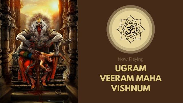 Ugram Veeram Maha Vishnum For Fear Removal And Strength | Narasimha Stotram | Narasimha Jayanti 202