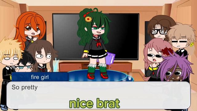 dekus past classmates react to deku aus смотреть онлайн