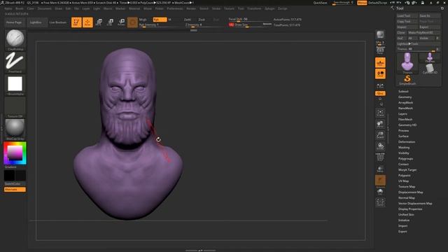 ZBrush Как разукрасить объект. смотреть онлайн