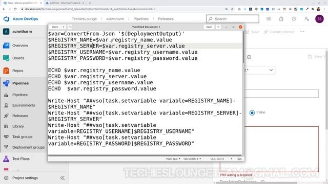 Part 6 | Final | Create Release Pipeline | Deploy ACI and ACR using Azure DevOps and ARM смотреть онлайн