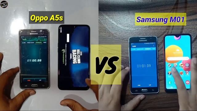 Samsung Galaxy M01 VS Oppo A5s Speed Test Comparison смотреть онлайн