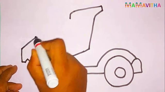 How to draw Truck ? Bolalar uchun oson rasm chizish Как нарисовать красивую радужную рыбку смотреть онлайн