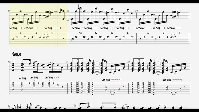Bon Jovi - Wanted Dead or Alive || Rhythm Guitar Play Along TAB смотреть онлайн