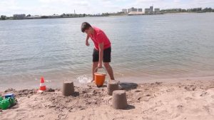 ЗАМОК ИЗ ПЕСКА ЗА 10$ VS 100$ ЧЕЛЛЕНДЖ!