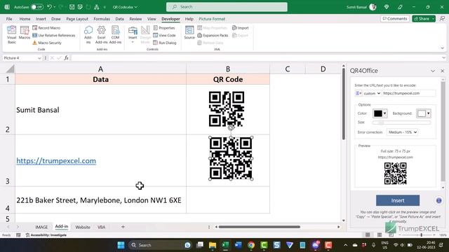 How to Create QR Code In Excel (QR Code Generator) смотреть онлайн