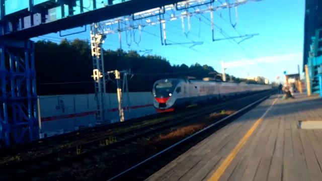 Электропоезд Эд4м 500 сообщением Железнодорожная Москва Курская ЭКСПРЕСС смотреть онлайн