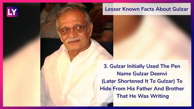 Gulzar Turns 85: Lesser Known Facts About The Legendary Lyricist, Poet, Filmmaker & Composer смотреть онлайн