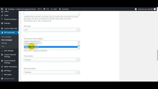 Using WP Automatic Plugin to fetch video from Youtube смотреть онлайн