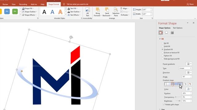 How to Logo Design in MS PowerPoint 2021 By C Tech #youtubelogodesign смотреть онлайн