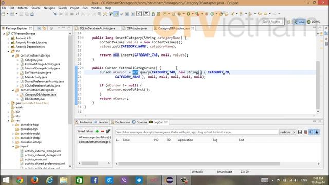 Lập trình Android nâng cao - 4 4 4 SQLite Database смотреть онлайн