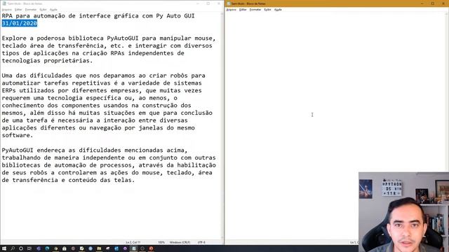 #RPA PYTHON – INTRODUÇÃO À BIBLIOTECA PY AUTO GUI смотреть онлайн