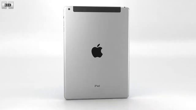 Apple iPad Air Space Gray Cellular by 3D model store Humster3D.com смотреть онлайн