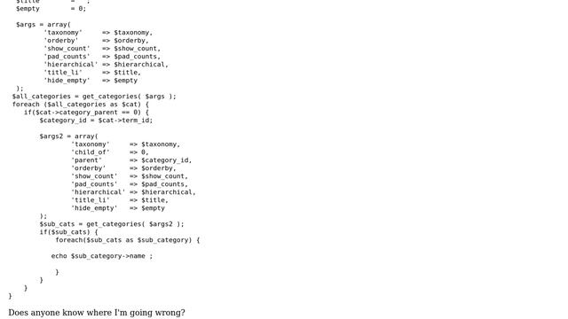 Wordpress: Loop Through Current Woocommerce Product Categories Sub Categories смотреть онлайн