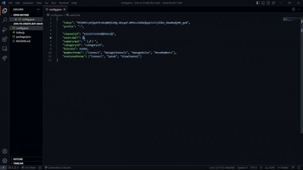 Join To Create Discord Bot in DiscordJS v14