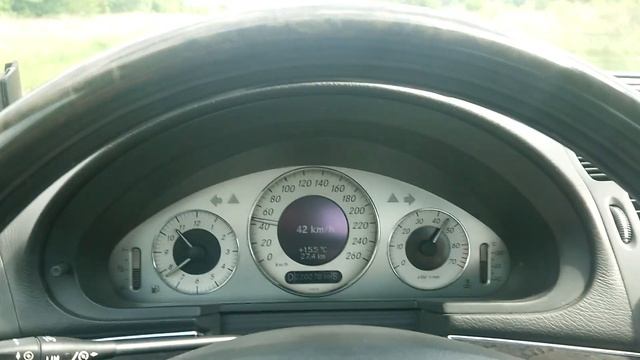 Mercedes W211 E500 306HP 4matic 0-140kmh