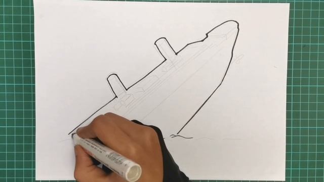 How to Draw The Titanic Ship Sinking смотреть онлайн