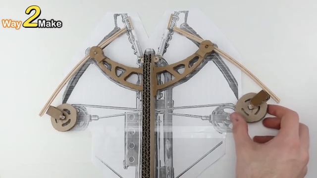 Way to Make a cool crossbow from cardboard смотреть онлайн