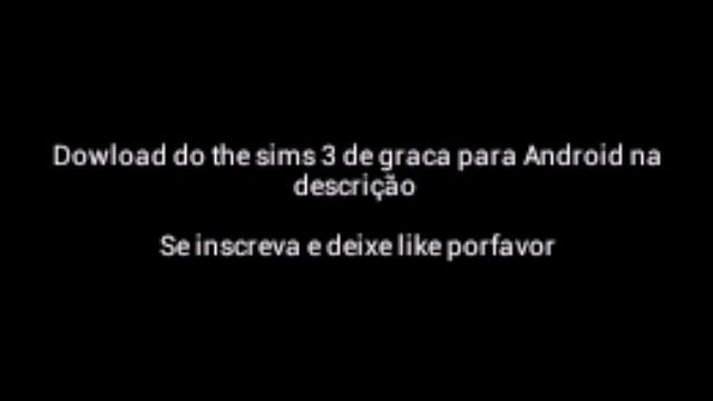 Download do the sims 3 apk para Android смотреть онлайн
