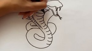 Как нарисовать змею