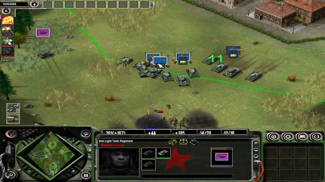 Axis and Allies (2004) Allied Mission #4 - Kursk, Hard difficulty, flawless victory смотреть онлайн