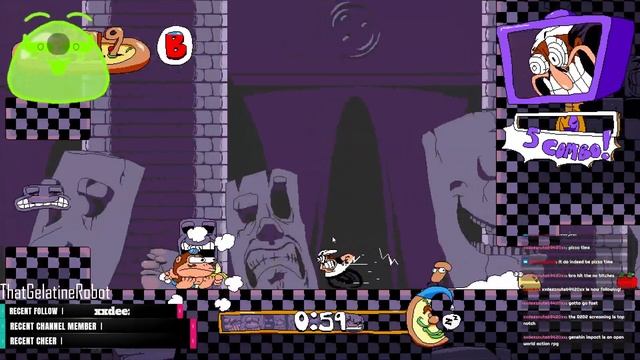 Speedy Italian Pepino Goes VROOM As Jell-0 Loses His GODDAMN Mind And Curses At Food. - Pizza Tower смотреть онлайн