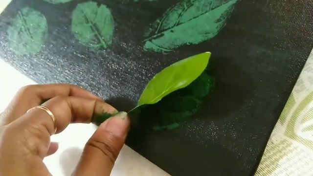 LEAF PRINTING ? Easy painting Technique for beginners? смотреть онлайн