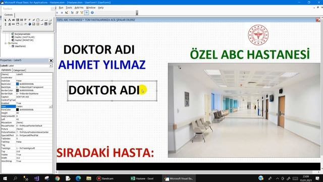 Excel VBA ile Muayene için hasta çağırma uygulaması смотреть онлайн