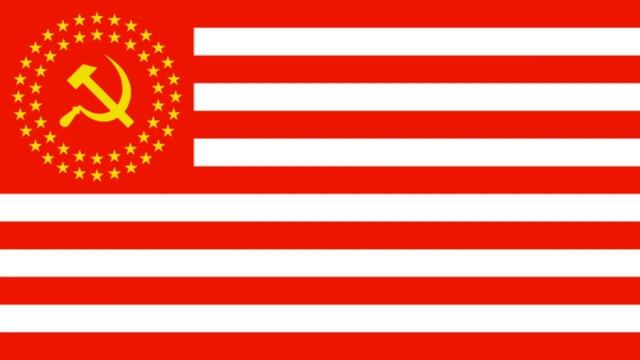 Флаг Коммунистических Штатов Америки (КША)