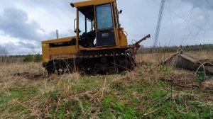 Тащу хренадцати тонную плиту на дт 75 .