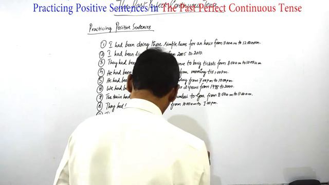Practicing Positive Sentences in The Past Perfect Continuous Tense смотреть онлайн