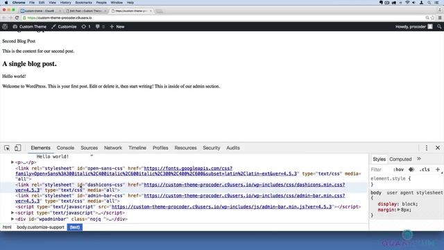 12 wordpress admin bar смотреть онлайн