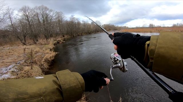 Зимний джиг с берега | Рыбалка на спиннинг в мороз смотреть онлайн