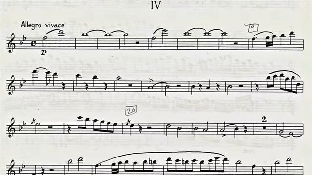 Rossini, the Six Wind Quartets, showing the flute parts; Soni Ventorum смотреть онлайн