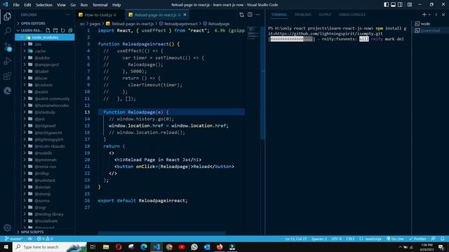 How to Install and Uninstall Packages from GitHub in React JS смотреть онлайн