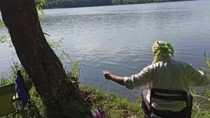Отдых на корочанском водохранилище.