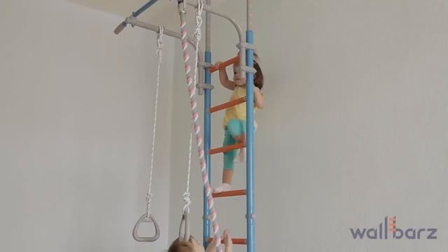 Шведская стенка для детей в квартиру WALLBARZ Family смотреть онлайн
