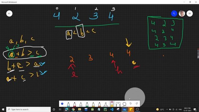 Valid Triangle Number | Leetcode 611 | C++ | Python | Approach + Code смотреть онлайн