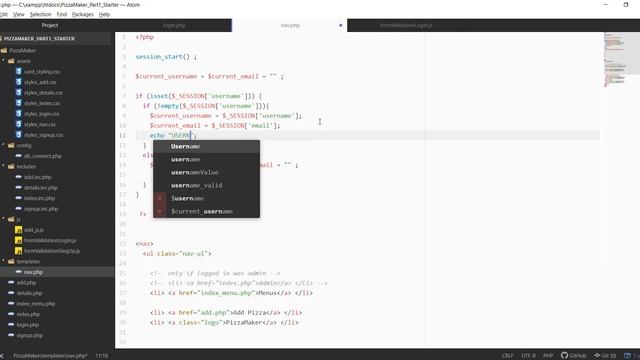 Sessions in PHP (& Logout functionality) смотреть онлайн