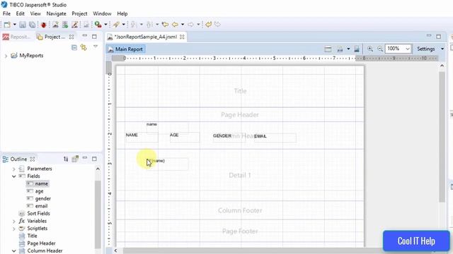 Populating Jasper Report with json datasource | Jasper Soft Studio смотреть онлайн