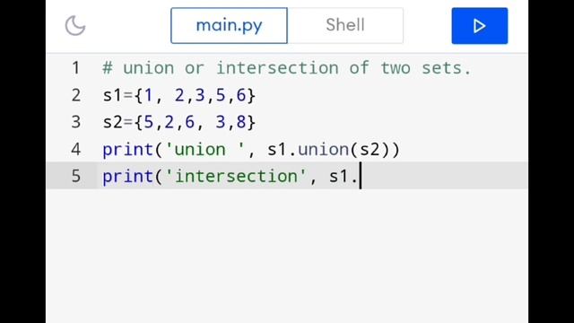 How to take the union or intersection of two sets in python in a simple way .|| #python #engineerin смотреть онлайн