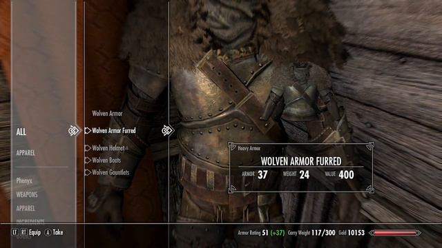 Xbox Skyrim SE: WOLVEN ARMOR Mod Showcase смотреть онлайн