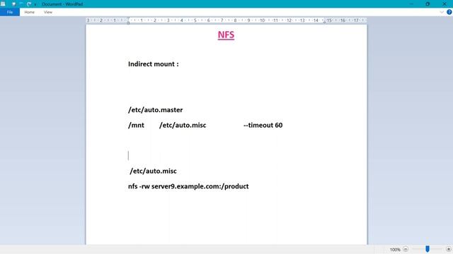 NFS Indirect mount or Autofs in telugu смотреть онлайн