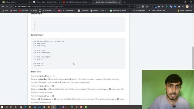 HackerRank Day 4: Class vs. Instance | 30 days of code python in Bangla смотреть онлайн