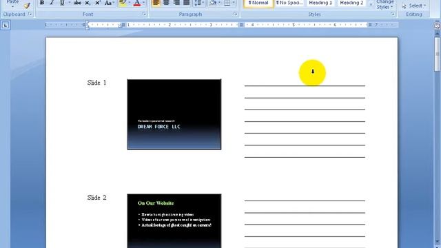 PowerPoint 2007: Create Handouts In Microsoft Word смотреть онлайн