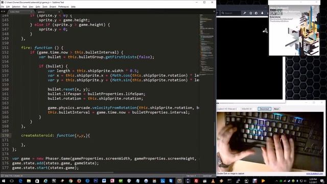 Speed Coding - making Asteroids in JavaScript with Phaser.io - Part 2 смотреть онлайн