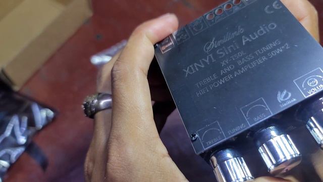 Test amplifier MINI Sinyi Sini Audio T50L 50Wx2 смотреть онлайн