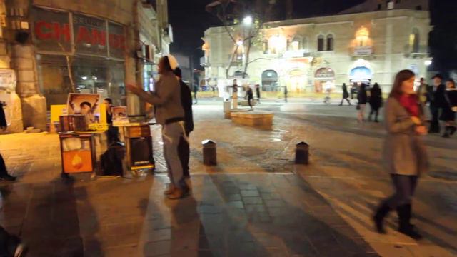 Jerusalem. Танцующие иудеи. Прогулка в Иерусалиме.