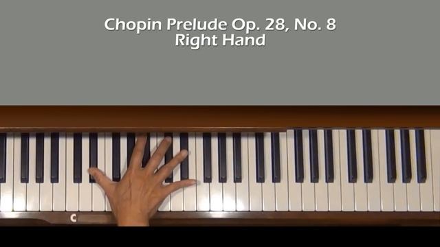 Chopin Prelude Op. 28, No. 8 Piano Tutorial смотреть онлайн